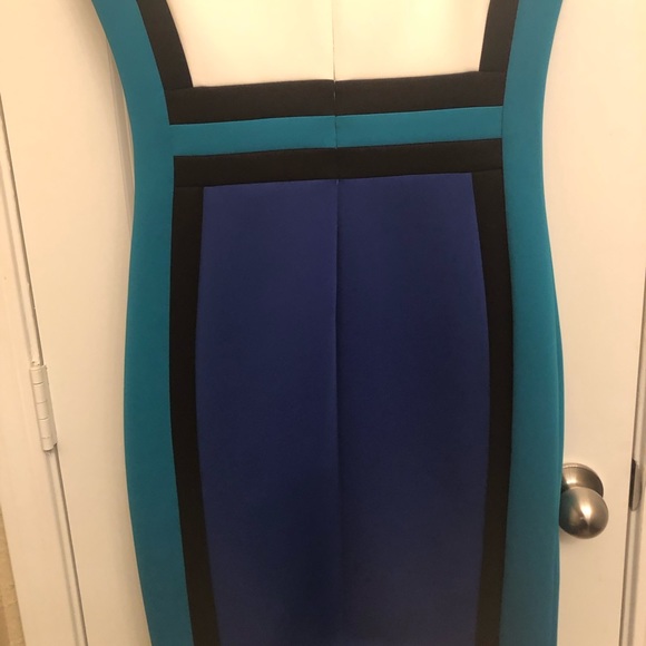 Calvin Klein color block sheath dress size 8 - Picture 5 of 6